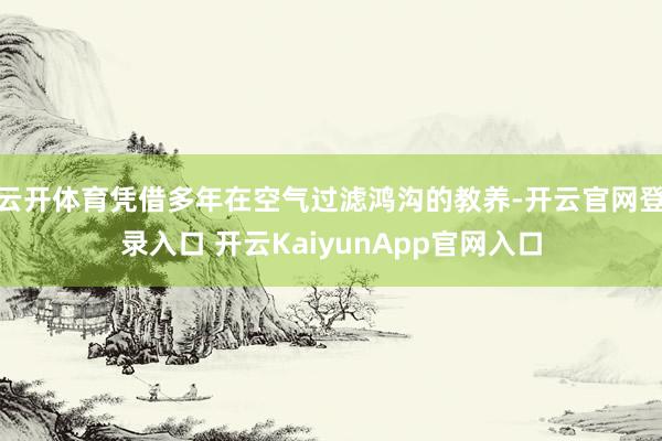 云开体育凭借多年在空气过滤鸿沟的教养-开云官网登录入口 开云KaiyunApp官网入口